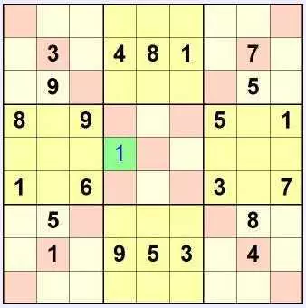 Правила Диагонального Судоку (Sudoku X)