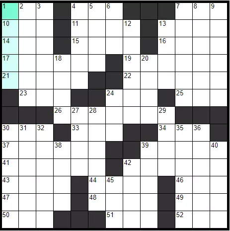 American Classic Crossword «Crosses» разгадывать онлайн бесплатно