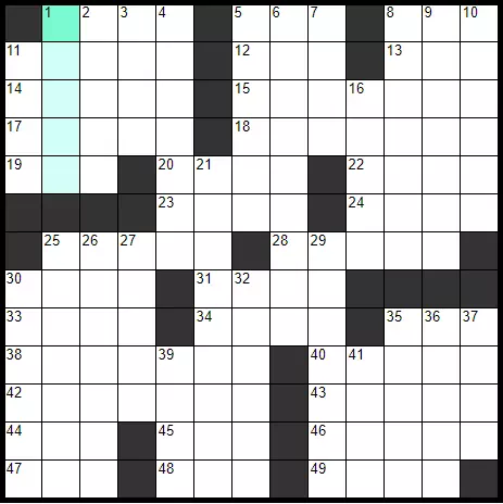 American Classic Crossword «Collection» разгадывать онлайн бесплатно