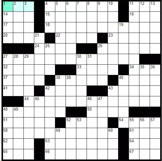 Solve English Daily Crossword «Power Grid» online