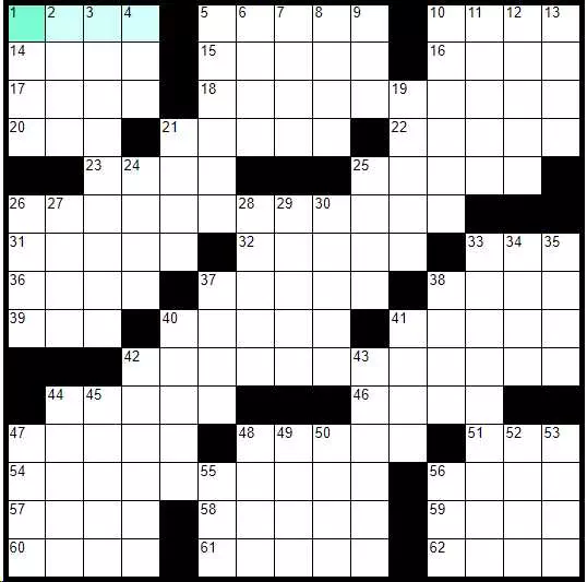 Solve English Daily Crossword «Midterms» online