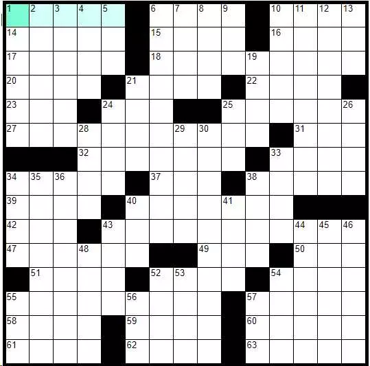 Solve English Daily Crossword «Running Restriction» online