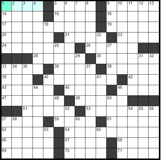 Solve English Classic Crossword «Govern» online