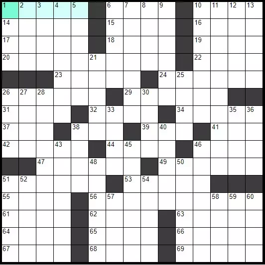 Solve English Classic Crossword «Scour» online