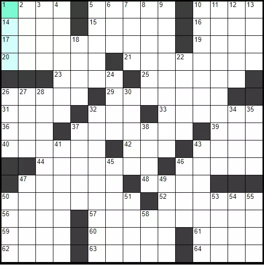 Solve English Classic Crossword «A likely story» online