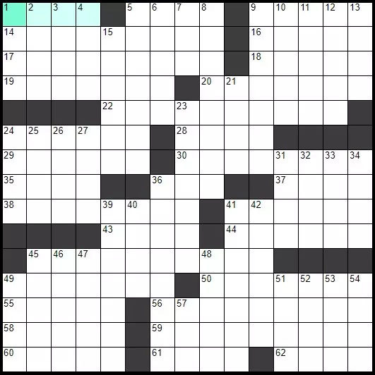 Solve English Classic Crossword «Chew like a beaver» online