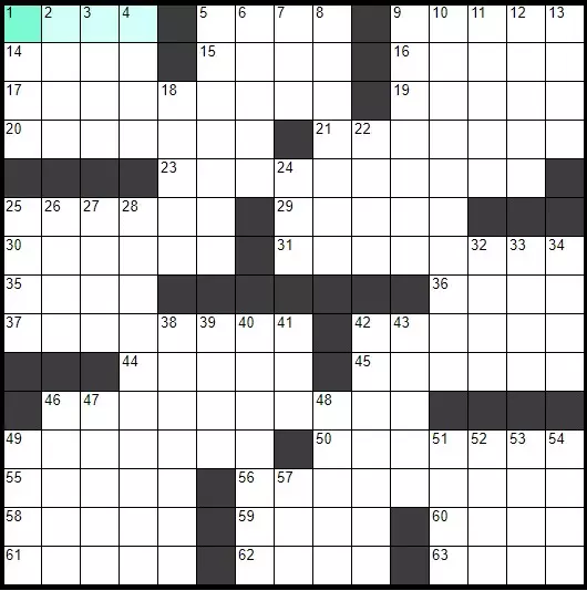 Solve English Classic Crossword «African country» online
