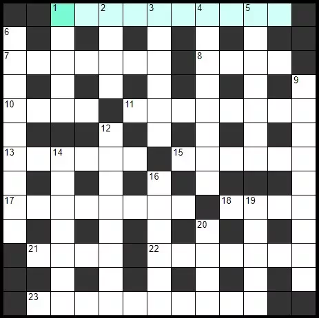 Solve English Quick Crossword «Journey to a shrine» online