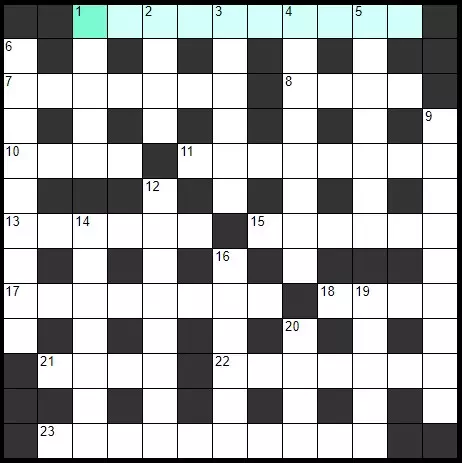 Solve English Quick Crossword «Later on» online