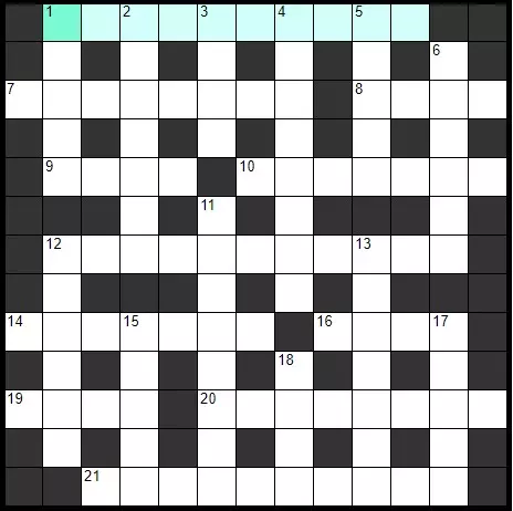 Solve English Quick Crossword «English county» online