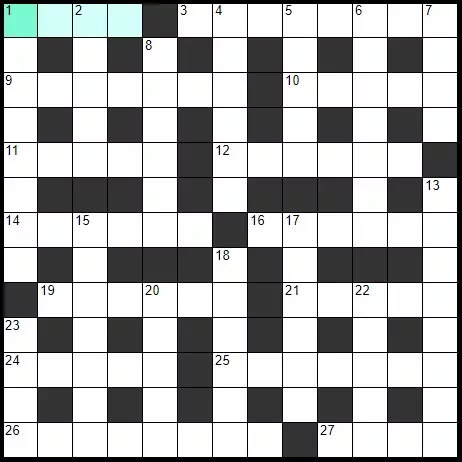 Solve English Quick Crossword «Pottery oven» online