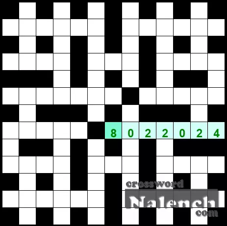 Crossnumber puzzle 13x13 8022024 разгадывать онлайн бесплатно