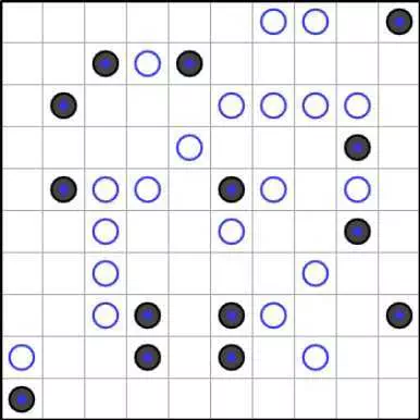 Solve Yin Yang 10x10 #1 Medium online